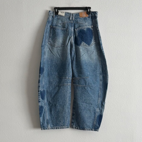We The Free Lucky You Mid Rise Barrel Jeans - Picture 2 of 8